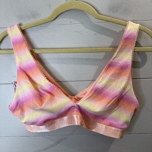 Victoria's Secret NWOT Multicolor Tie-Dye Bralette Size Medium